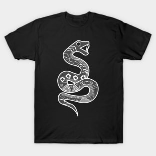 Mexican Aztec Snake Design T-Shirt